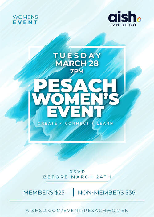 Banner Image for Pesach Women's Event
